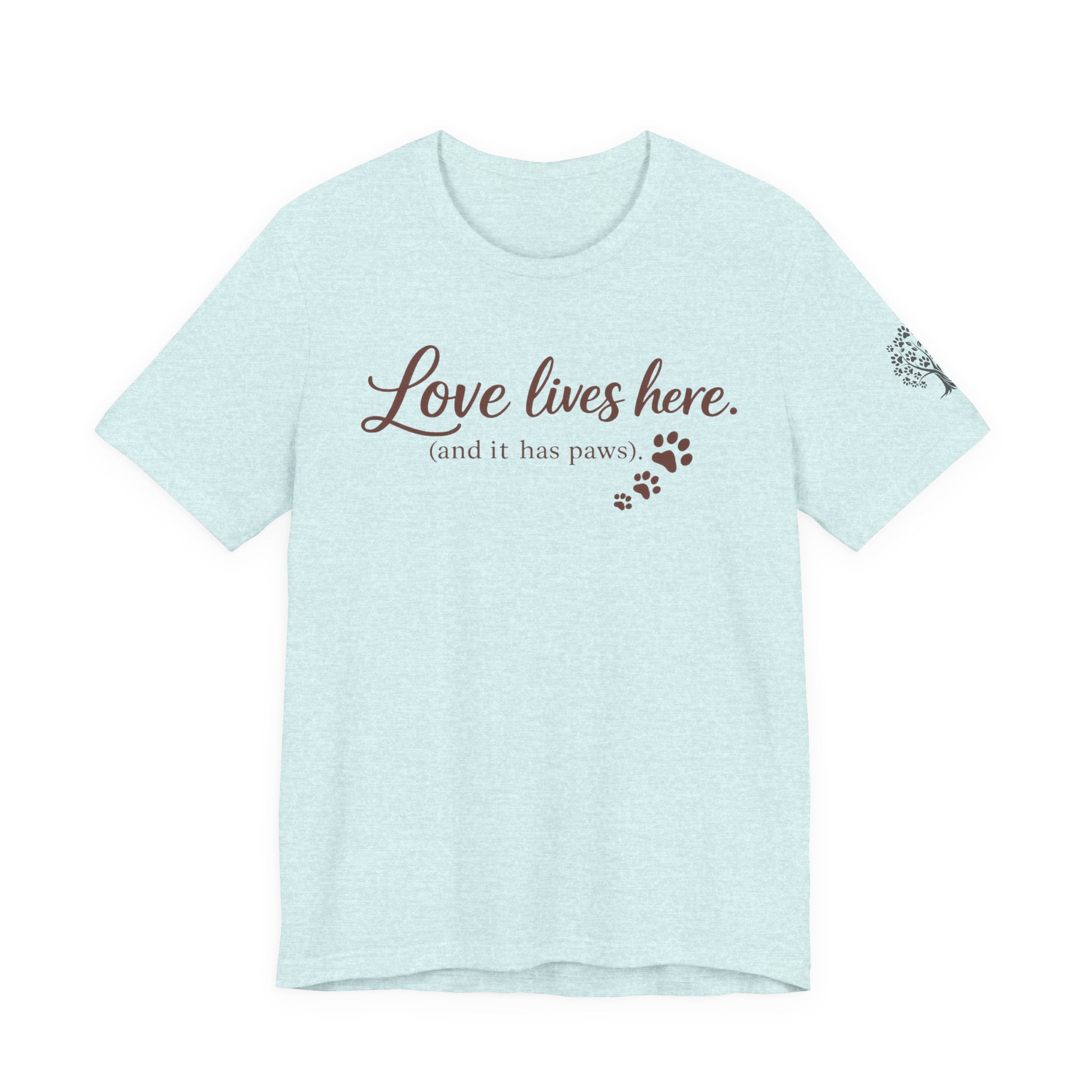 Love Lives Here T-Shirt — Signature Short Sleeve Tee