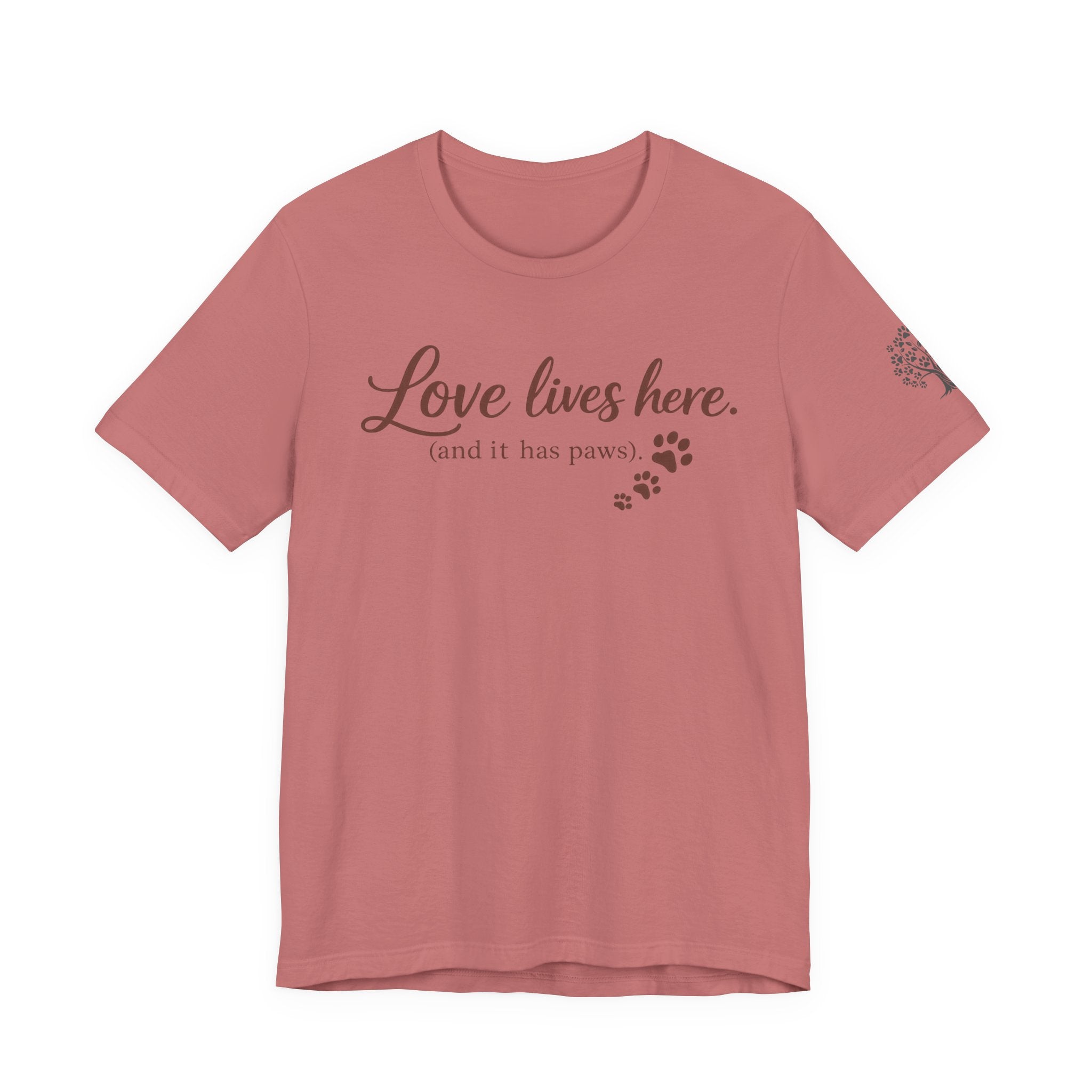 Love Lives Here T-Shirt — Signature Short Sleeve Tee