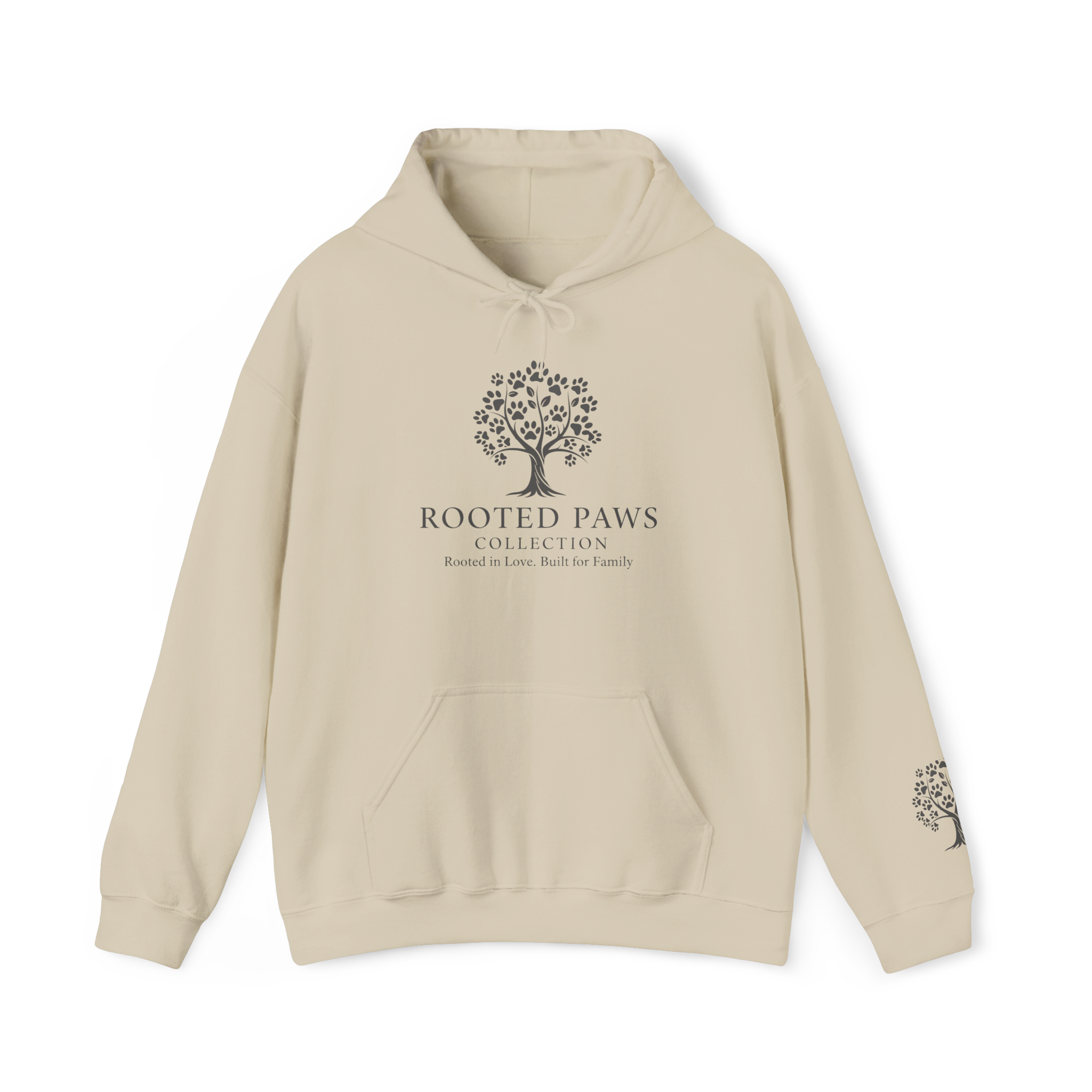 Rooted Paws Logo Unisex Heavy Blend™ Hooded Sweatshirt