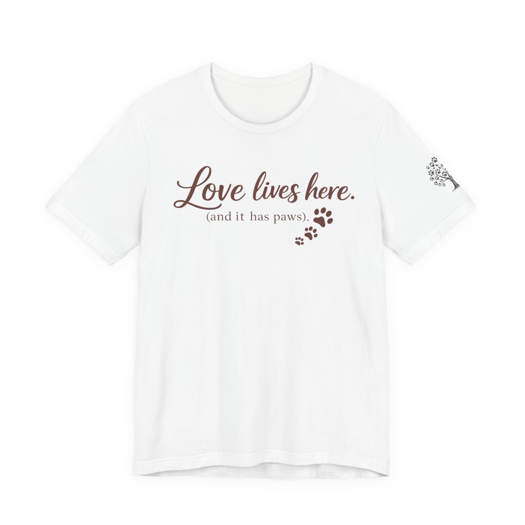 Love Lives Here T-Shirt — Signature Short Sleeve Tee