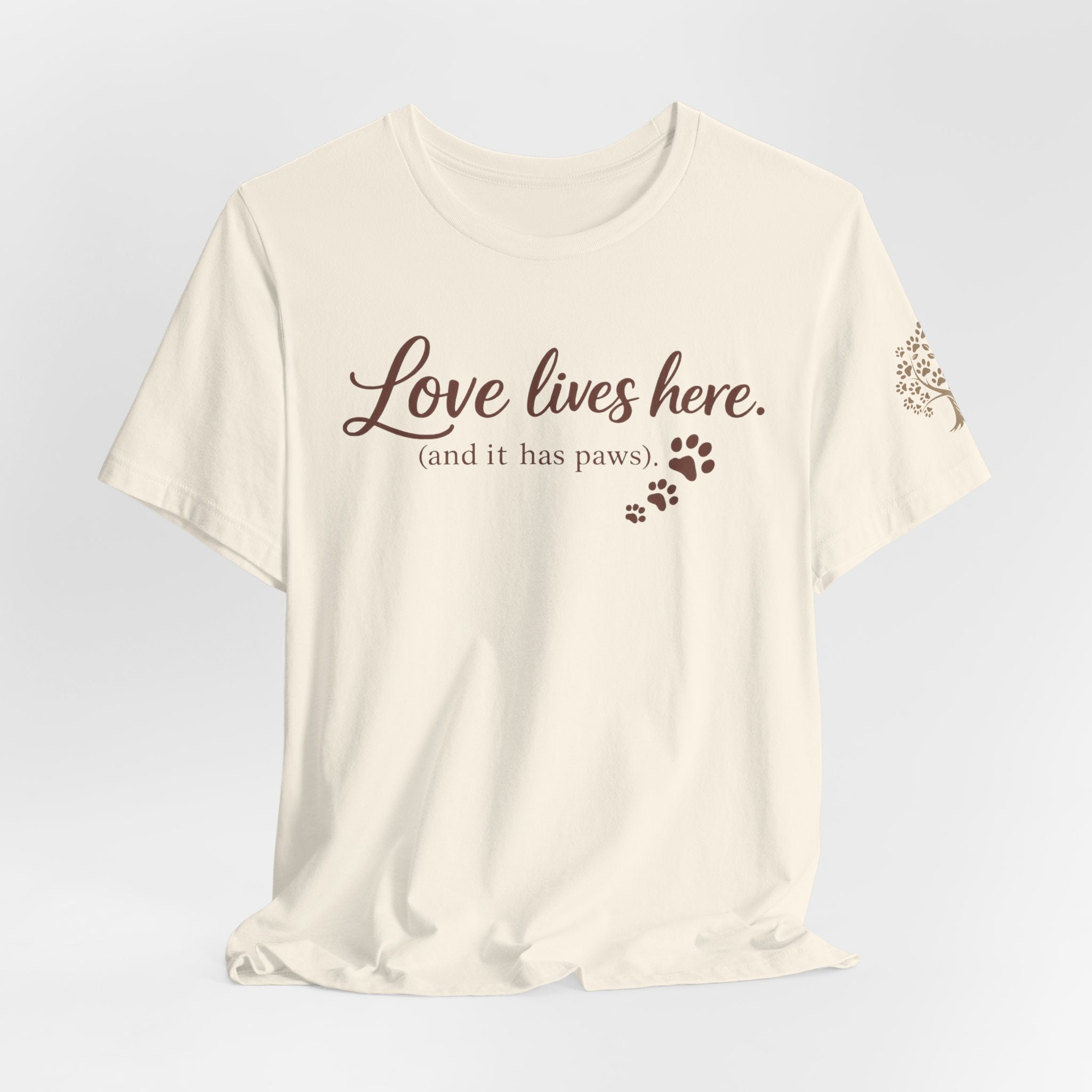 Love Lives Here T-Shirt — Signature Short Sleeve Tee