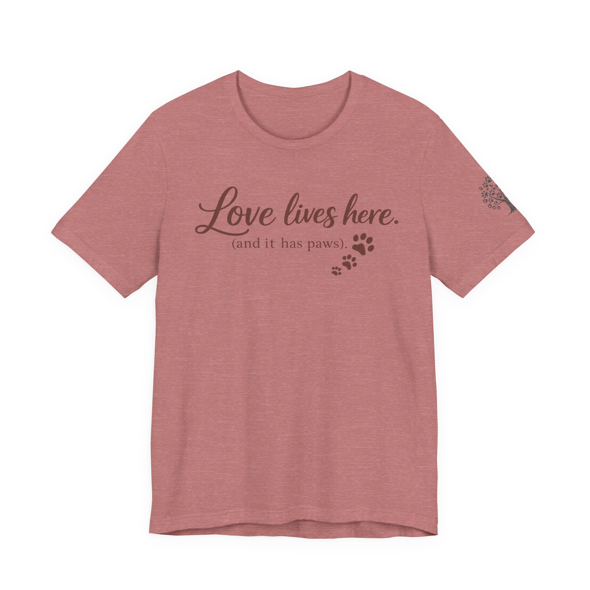 Love Lives Here T-Shirt — Signature Short Sleeve Tee